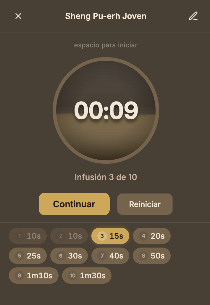 GongFu Timer app screenshot